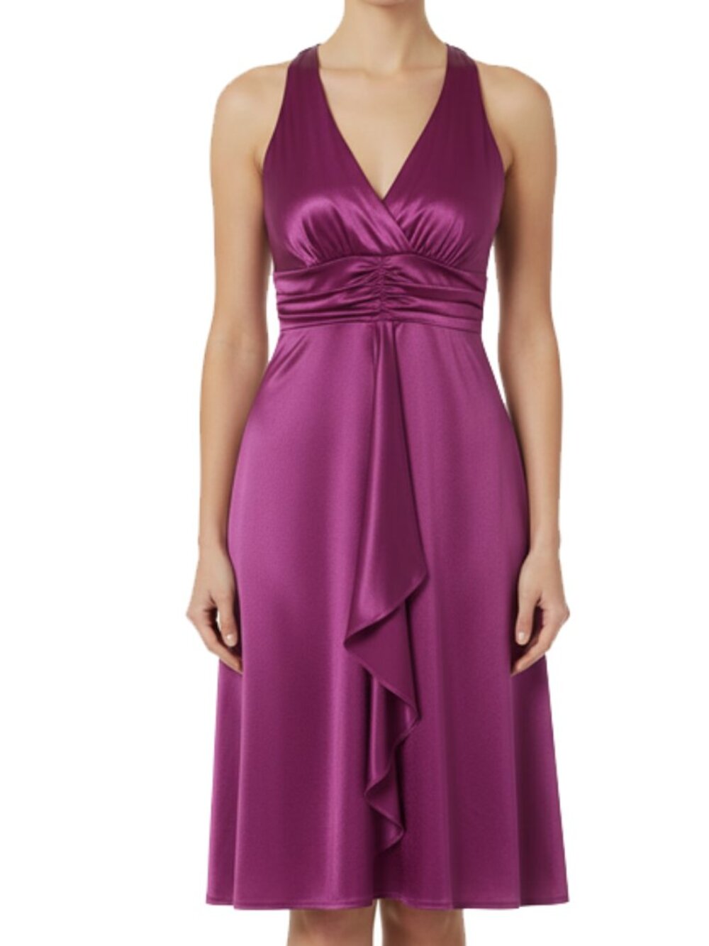 B. Darlin crossed back purple Dress Size 7/8
